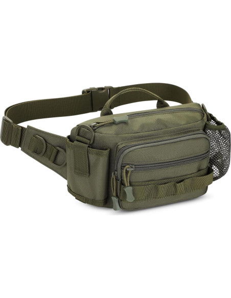 Bolsa de Cintura Táctica CamGo Verde Militar 25x14x9cm Bolsa de Cintura Táctica CamGo Verde Militar 25x14x9cm