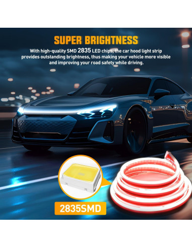 Tira de Luz LED Nilight TL-340 150 cm Blanca Impermeable