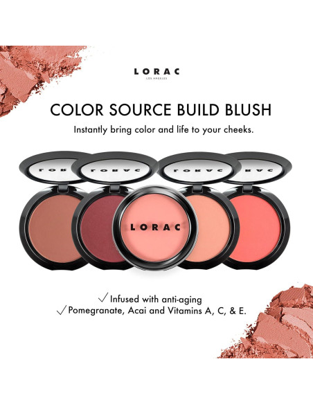 Rubor LORAC Color Source Aura 6.35cm Antienvejecimiento Rubor LORAC Color Source Aura 6.35cm Antienvejecimiento