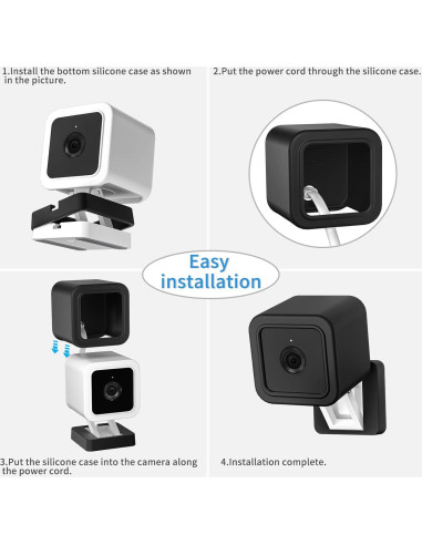 Funda de Silicona Koroao para Wyze Cam V3 Impermeable 1-Pack