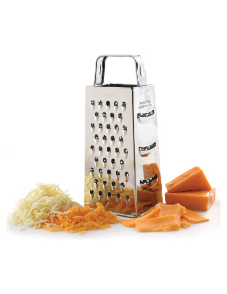 Rallador de Acero Inoxidable Norpro 4 Lados 21cm Plata Rallador de Acero Inoxidable Norpro 4 Lados 21cm Plata