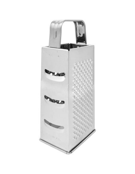 Rallador de Acero Inoxidable Norpro 4 Lados 21cm Plata Rallador de Acero Inoxidable Norpro 4 Lados 21cm Plata