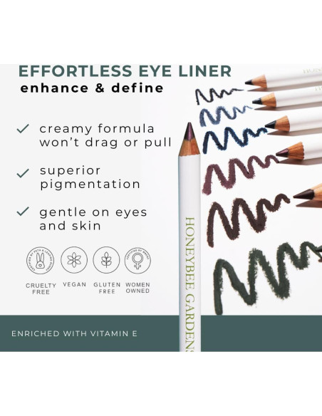 Eyeliner Chocolate Belga Honeybee Gardens Vegano 14cm Eyeliner Chocolate Belga Honeybee Gardens Vegano 14cm