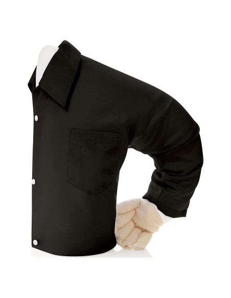 Cojín Novio Grande Negro - Microperlas, Algodón, 15.24 cm Cojín Novio Grande Negro - Microperlas, Algodón, 15.24 cm