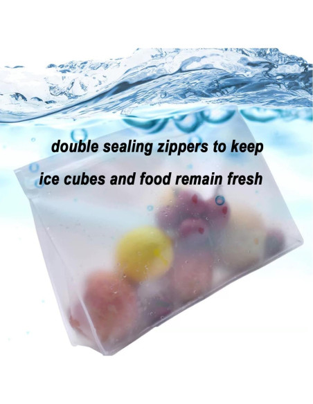 2PCS Bolsa de Almacenamiento de Hielo Reutilizable USEDGDIG 25x18.5 cm 2PCS Bolsa de Almacenamiento de Hielo Reutilizable USEDGDIG 25x18.5 cm