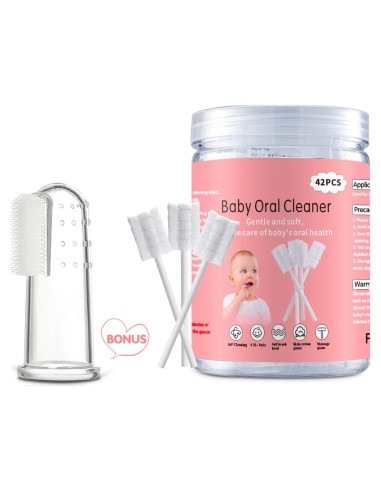 Limpiador de Lengua y Cepillo de Dientes para Bebés EASICUTI - 42 Piezas