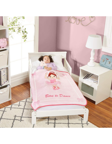 Manta para Niños Everyday Kids - Bailarina 76x102 cm Suave Manta para Niños Everyday Kids - Bailarina 76x102 cm Suave