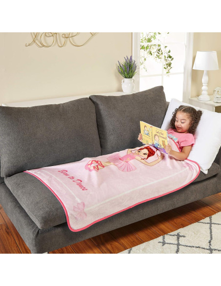 Manta para Niños Everyday Kids - Bailarina 76x102 cm Suave Manta para Niños Everyday Kids - Bailarina 76x102 cm Suave