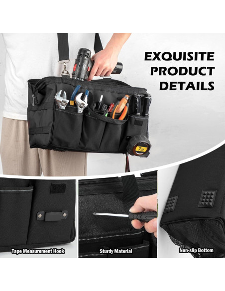Bolsa de Herramientas EXLIFBAG 15" Resistente al Agua con Correa Bolsa de Herramientas EXLIFBAG 15" Resistente al Agua con Correa