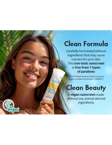AGE20'S Protector Solar Hidratante SPF 60+ Té Verde Aloe Vera 50ml