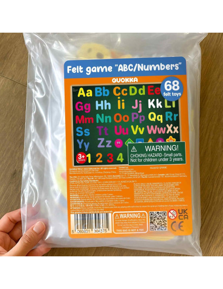 Tablero de Fieltro ABC Quokka para Niños 3-5 Años - Juguete Educativo Tablero de Fieltro ABC Quokka para Niños 3-5 Años - Juguete Educativo