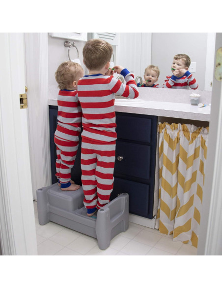 Escalera Simplay3 para Niños Antideslizante 2 Niveles Gris Escalera Simplay3 para Niños Antideslizante 2 Niveles Gris