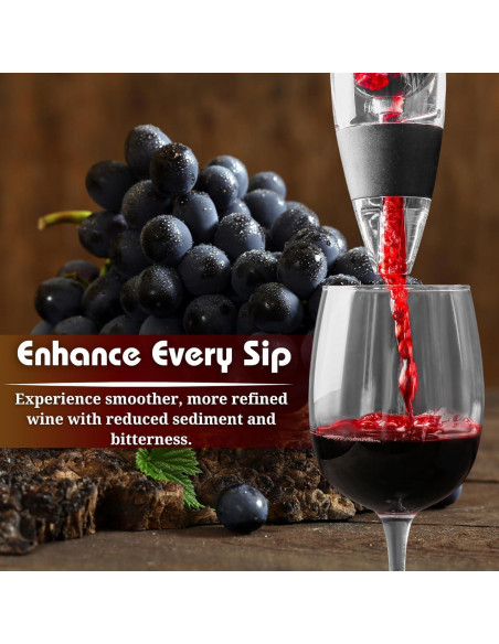 Purificador de Vino Winkpup con 5 Filtros - Sin Sulfitos Purificador de Vino Winkpup con 5 Filtros - Sin Sulfitos