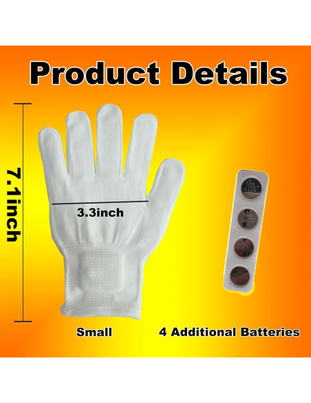 Guantes LED Multicolores Xinqiang para Niños - Talla Pequeña Guantes LED Multicolores Xinqiang para Niños - Talla Pequeña