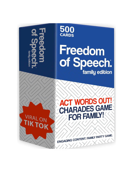 Juego de Mesa QUOKKA Libertad de Expresión Familiar - 500 Tarjetas Juego de Mesa QUOKKA Libertad de Expresión Familiar - 500 Tarjetas