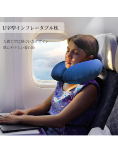 Almohada Inflable AceCamp Azul-u Compacta y Ligera 2