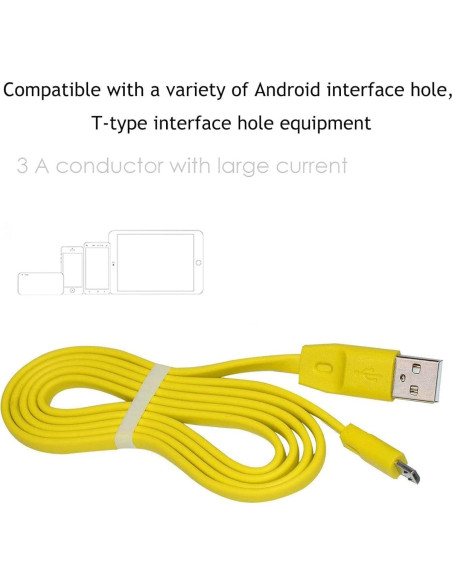 Cable de carga Micro USB 1m Tobysome para altavoces UE Boom Cable de carga Micro USB 1m Tobysome para altavoces UE Boom