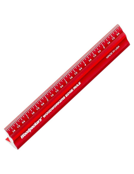 Regla de Bisel Woodpeckers 15 cm Aluminio Escalas Grabadas Regla de Bisel Woodpeckers 15 cm Aluminio Escalas Grabadas