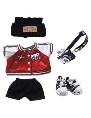 Conjunto Ropa de Béisbol para Muñeca 15-17cm LUDYHEVY