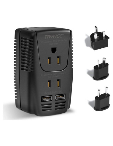 Convertidor de Voltaje TryAce 2000W 220V a 110V con USB