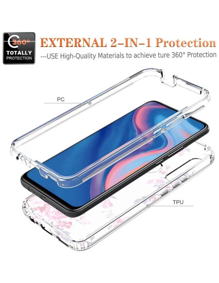 Funda Bumper Huawei Y9 Prime 2019 con Protector Vidrio Templado Funda Bumper Huawei Y9 Prime 2019 con Protector Vidrio Templado