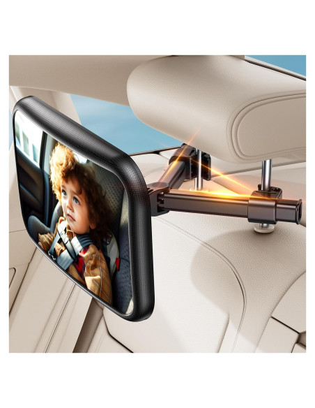 Espejo para Bebé Mirrorsafe BBJ-02 Irrompible 360 Ajustable Espejo para Bebé Mirrorsafe BBJ-02 Irrompible 360 Ajustable