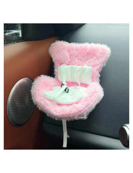 Accesorios de Muñeca TDDS9 Asiento de Coche Rosa 15-17cm Accesorios de Muñeca TDDS9 Asiento de Coche Rosa 15-17cm