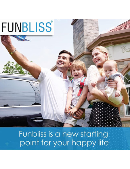 Espejo de Coche para Bebé Funbliss FB1020, Resistente a Roturas, Negro Espejo de Coche para Bebé Funbliss FB1020, Resistente a Roturas, Negro