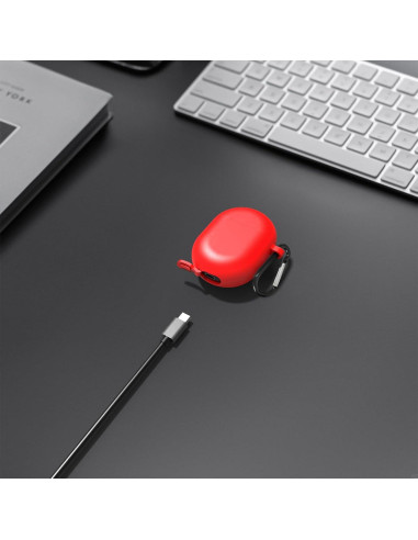 Funda de Silicona Geekria para Google Pixel Buds Pro - Rojo