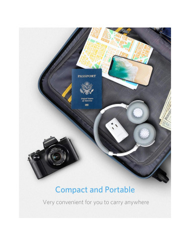 Adaptador de Enchufe de Viaje BESTEK Universal 2 Paquete