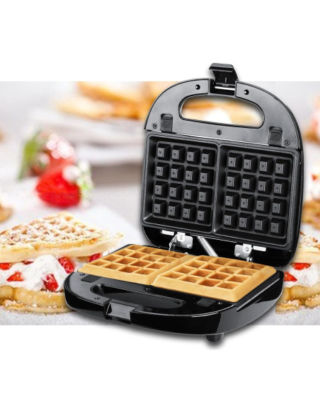 Hacedor de Sándwiches ZZ S6141A-B 4 Placas Antiadherentes Hacedor de Sándwiches ZZ S6141A-B 4 Placas Antiadherentes