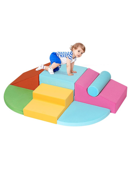 Set de Juguetes de Escalada Erament 7 Piezas para Niños 1-3 Años Set de Juguetes de Escalada Erament 7 Piezas para Niños 1-3 Años