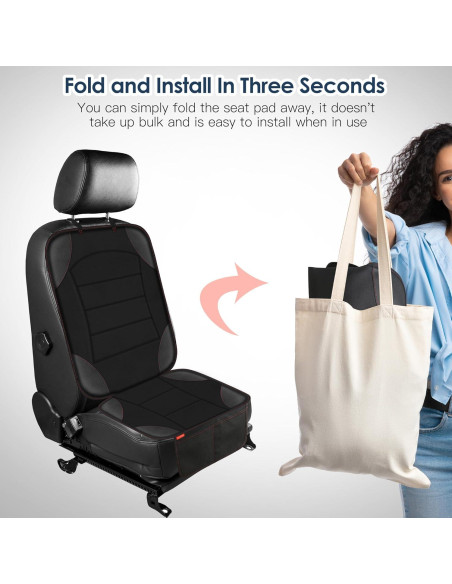 Protector de Asiento de Auto Sinvitron para Niños 2-Pack Negro Protector de Asiento de Auto Sinvitron para Niños 2-Pack Negro