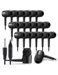 Auriculares Intrauditivos Xinnun ZE1338 50 Unidades con Micrófono