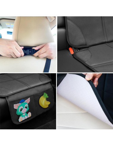 Protector de Asiento de Coche OpNelDum Vellichor-s Negro