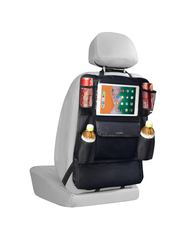 Organizador de Asiento Trasero LUCMO con Soporte para Tableta - Negro