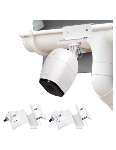 Soporte de canalón Wasserstein para Arlo Pro 2 unidades Blanco