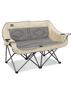 Silla de Camping Doble Plegable Northroad Beige 272 kg