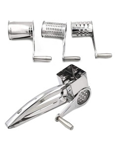 Rallador Multifuncional Saim con 4 Cilindros de Acero Inoxidable