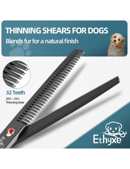 Kit de Tijeras de Aseo Profesional Ethyxe - 3 Piezas Acero Inoxidable Kit de Tijeras de Aseo Profesional Ethyxe - 3 Piezas Acero Inoxidable