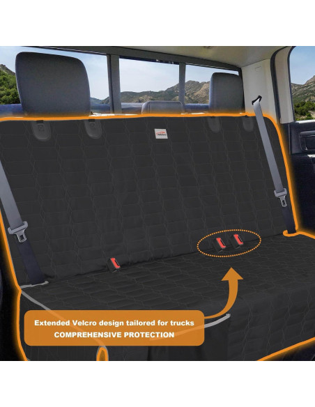 Funda de Asiento para Perros Reliadura Banco Camioneta 155cm Gris Funda de Asiento para Perros Reliadura Banco Camioneta 155cm Gris