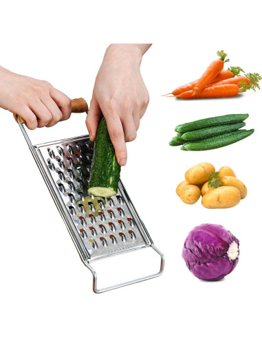 Set de 2 Ralladores de Queso Acero Inoxidable LEKAYIHU 28 cm