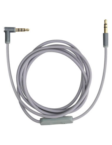 Cable de Auriculares kwmobile 140cm para Beats Studio y Solo - Gris