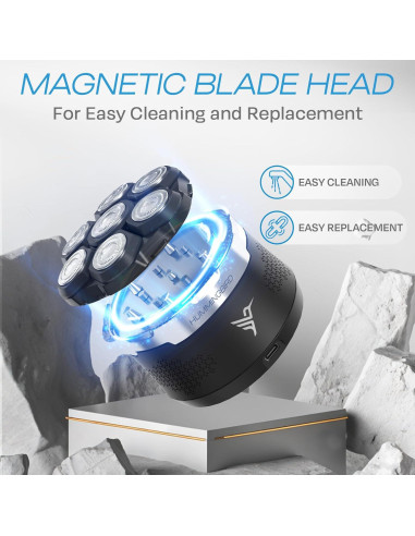 Afeitadora eléctrica Hummingbird MK13 7 cuchillas recargable