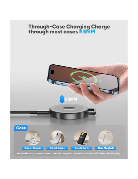 Cargador Inalámbrico 3 en 1 MagSafe ShenZhen 15W para iPhone Cargador Inalámbrico 3 en 1 MagSafe ShenZhen 15W para iPhone