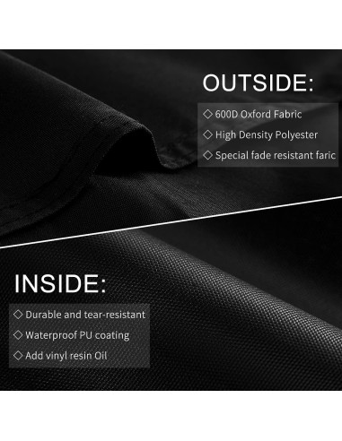 Cubierta para Parrilla JIESUO para Weber Q100/Q1200 - Impermeable