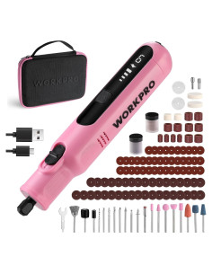 Herramienta Rotativa Inalámbrica WORKPRO 8V con 117 Accesorios
