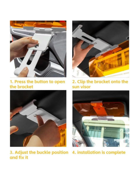 Visera Antideslumbrante Ajustable Akozon para Automóvil HD Visera Antideslumbrante Ajustable Akozon para Automóvil HD