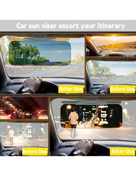 Visera Antideslumbrante Ajustable Akozon para Automóvil HD Visera Antideslumbrante Ajustable Akozon para Automóvil HD