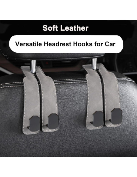 Ganchos para Asiento de Coche WELKSEZYWOD - 2 Piezas Gris Ganchos para Asiento de Coche WELKSEZYWOD - 2 Piezas Gris